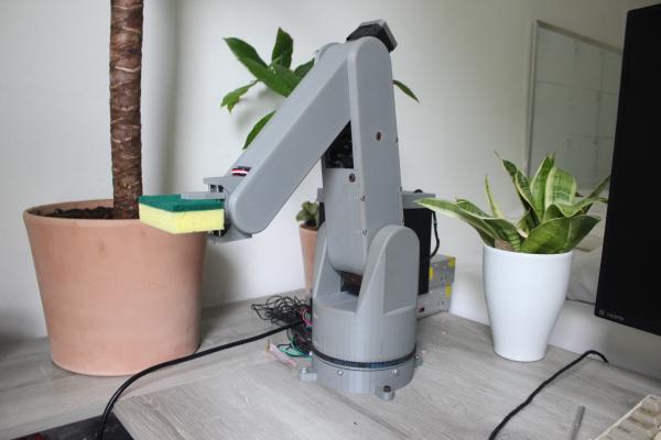 Designing a 3D Printed Robot Arm to Clean My Room