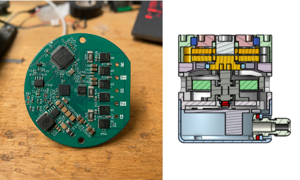 Custom 3D-Printed BLDC Actuator